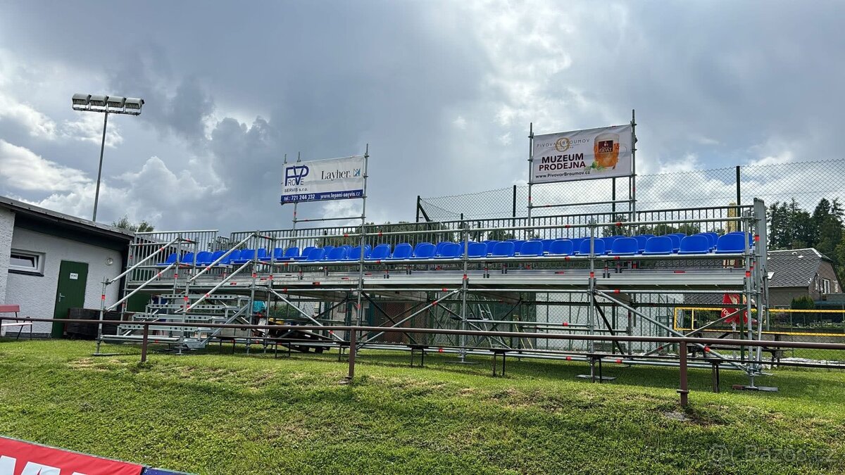 Stavba/ Pronájem modulového a fasádního lešení LAYHER