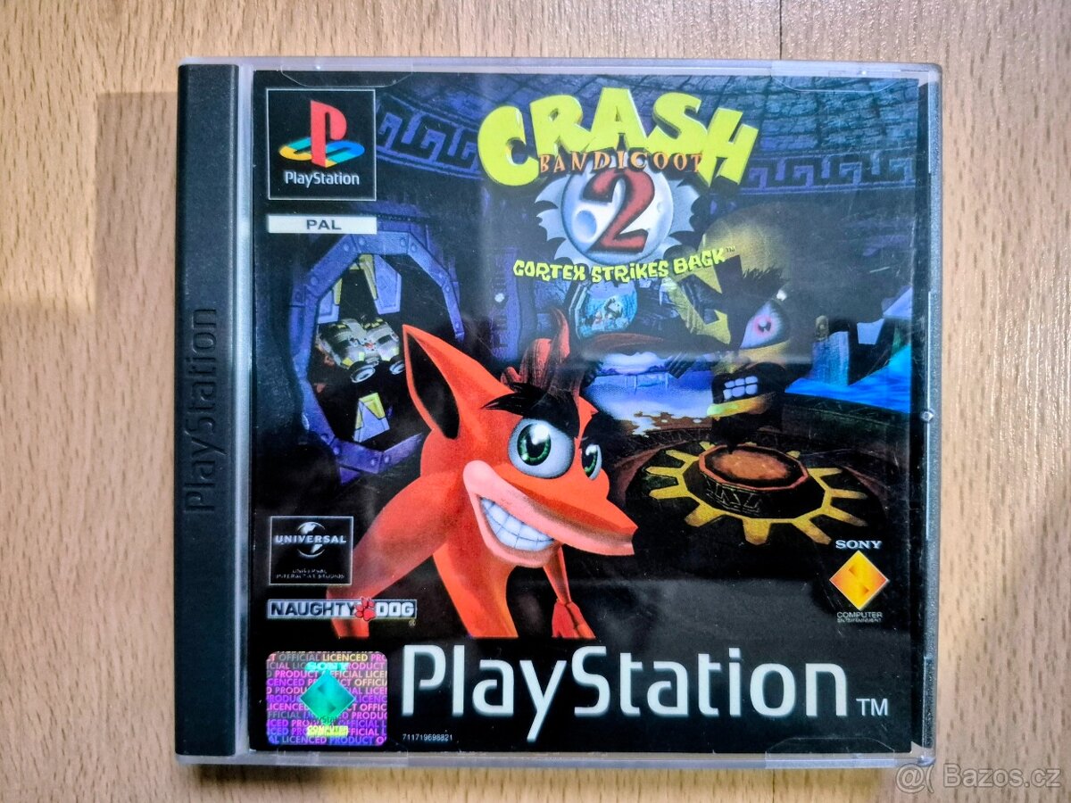 Predám hru na ps1 Crash Bandicoot 2
