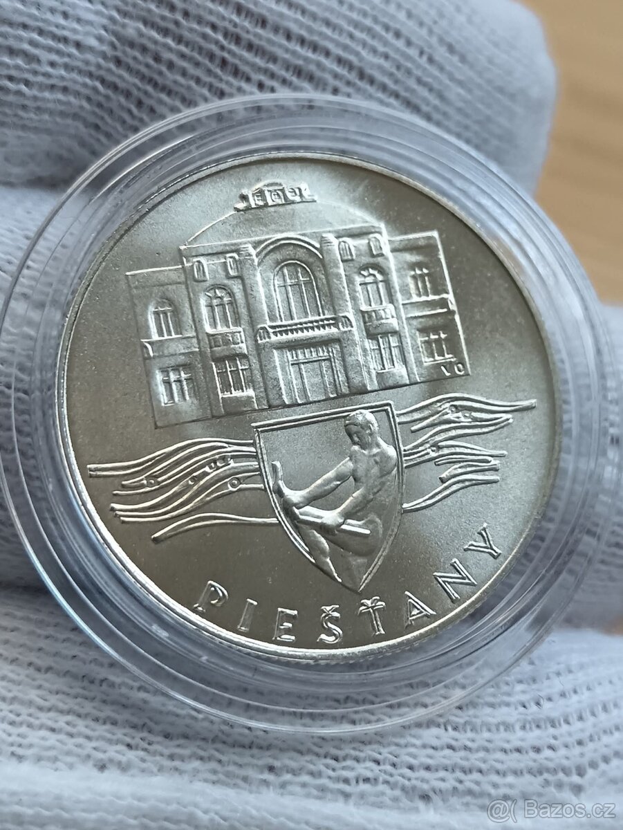 AG pamětní mince Československa 50kčs Města BK provedení