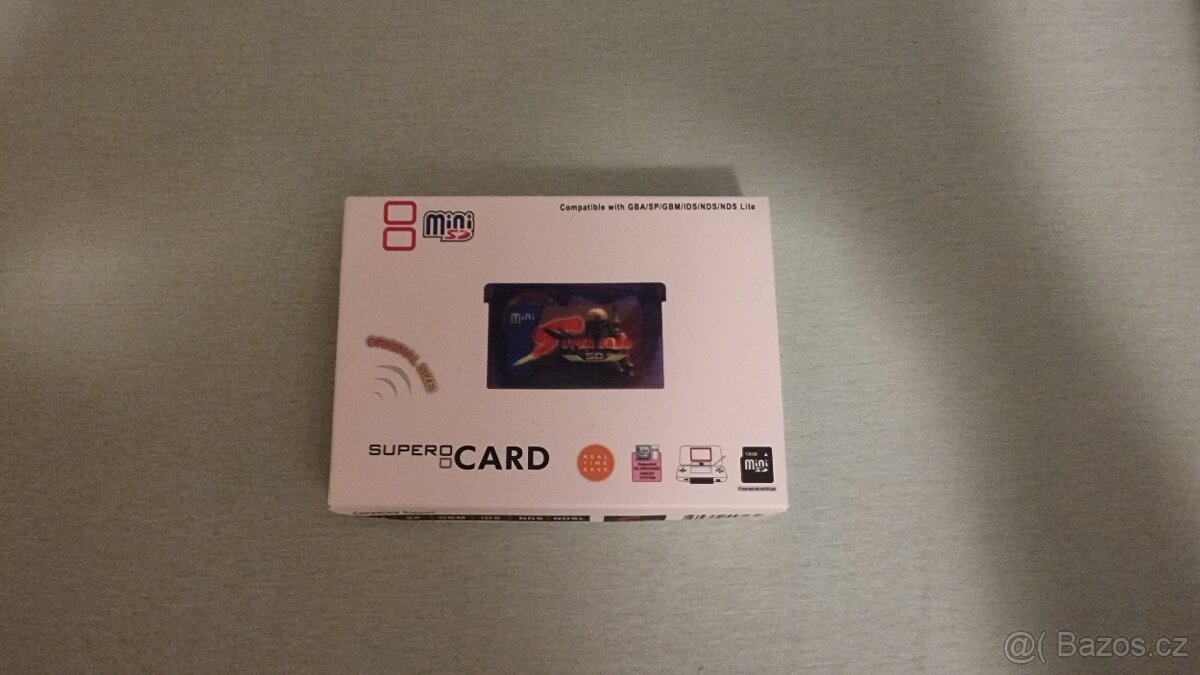 NDS + GBA Game Boy Advance Super Card