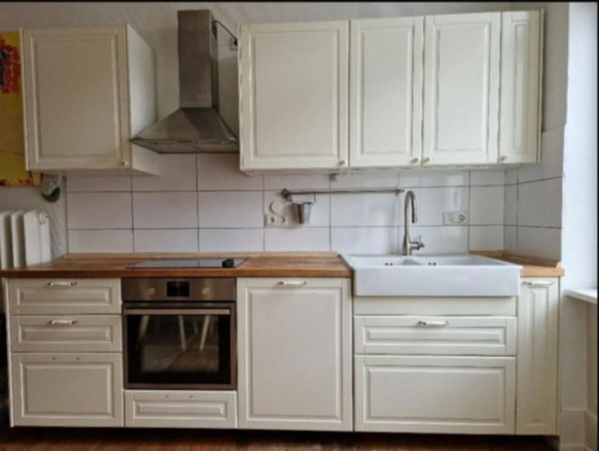 Venkovská linka Ikea se spotřebiči a keramickým dřezem,5630