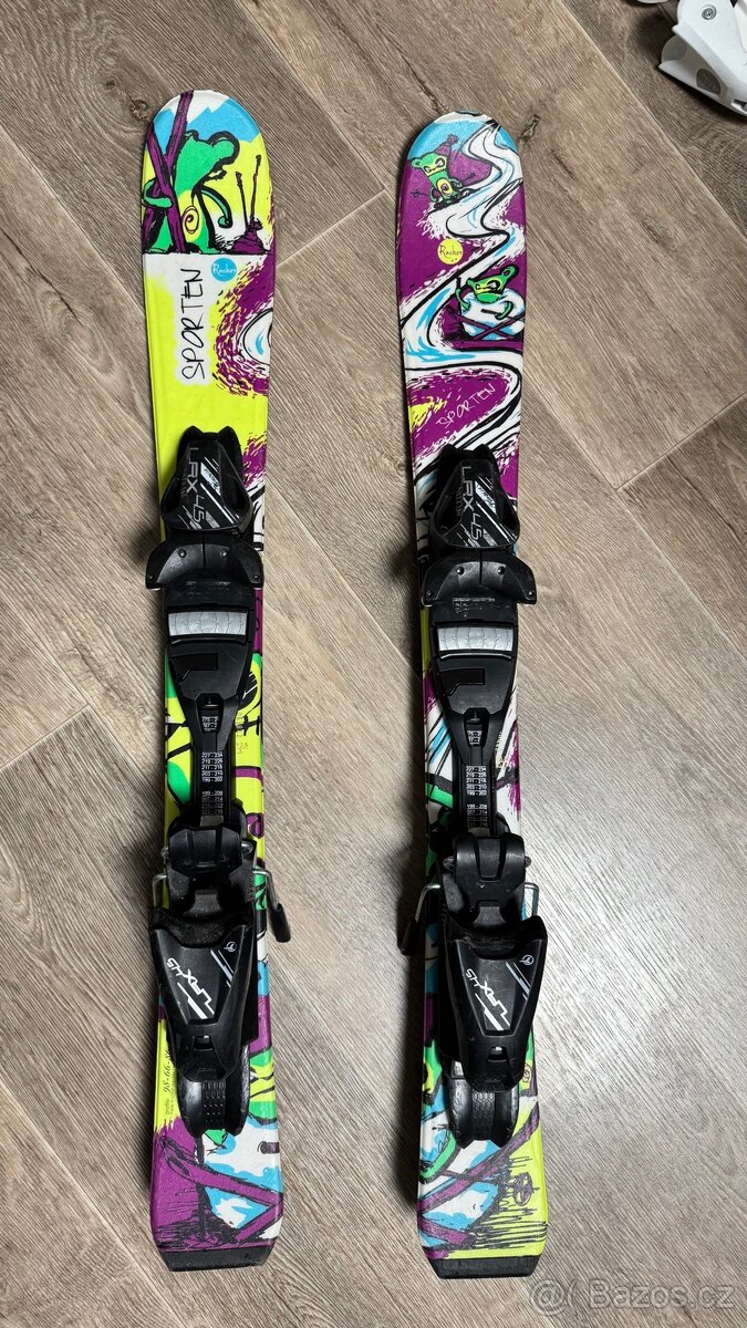 Lyže Sporten 80cm + lyžáky HEAD  vel. 18 / 18.5