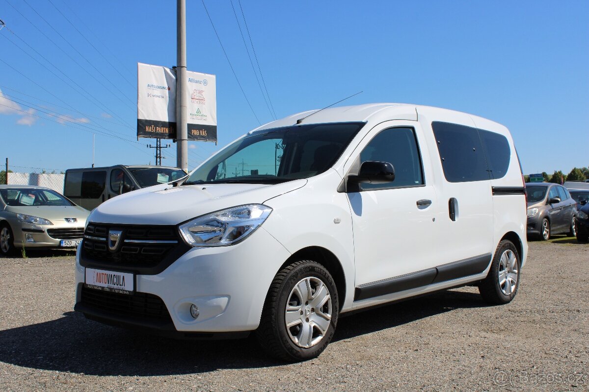 Dacia Dokker 1,3TCe 75KW, 1.maj.,ČR,serviska, r.v. 2020