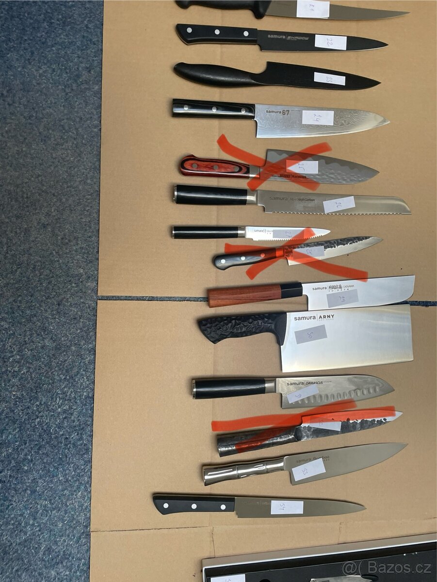 Japonské ručně kované nože