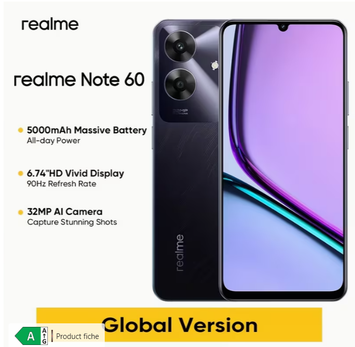 Realme Note 60