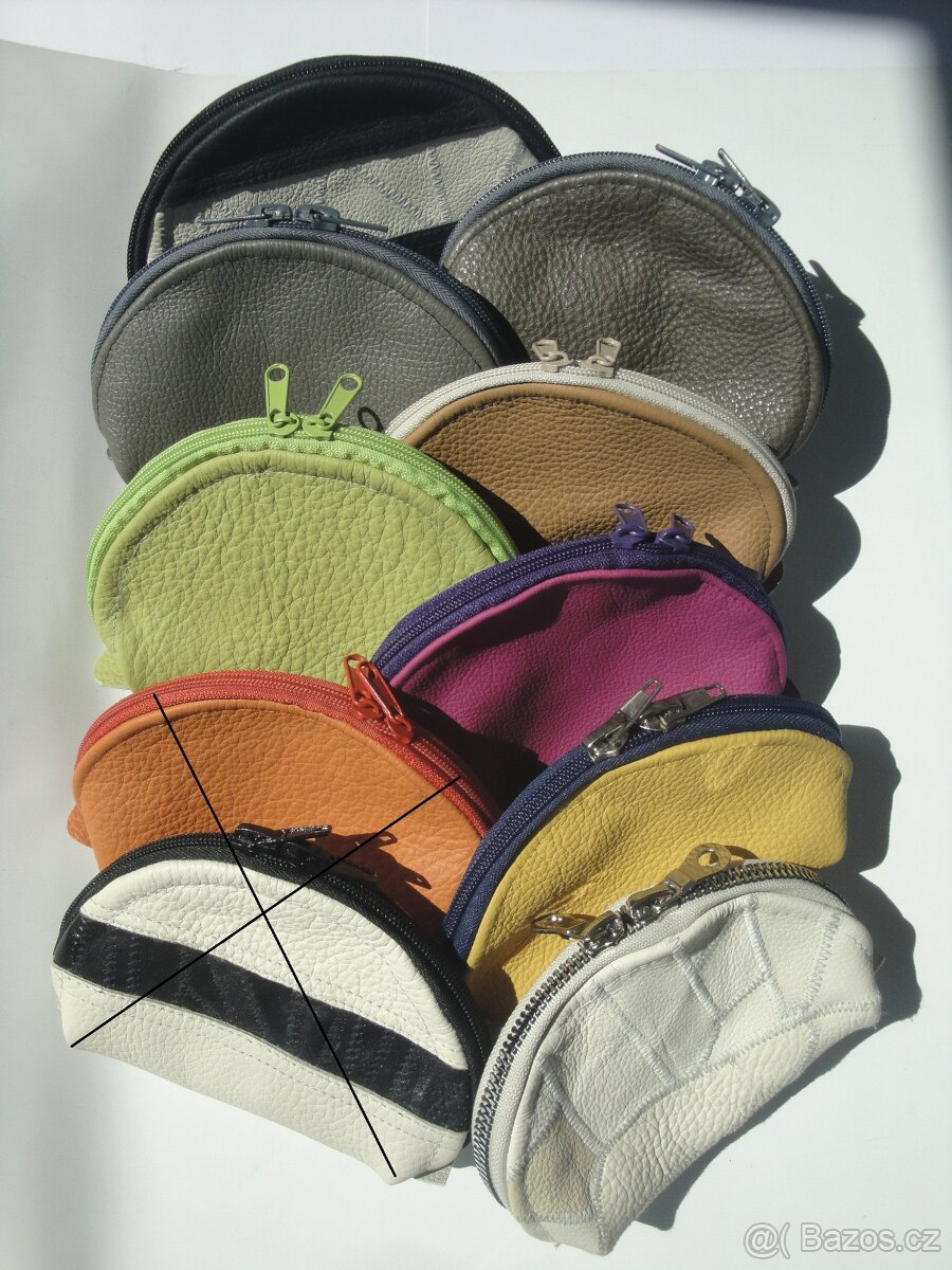 Kabelka, peněženka, mincovník, klíčenka, korunovka