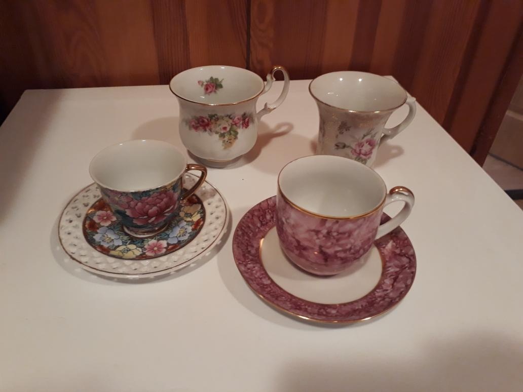 Porcelánový servis, různé