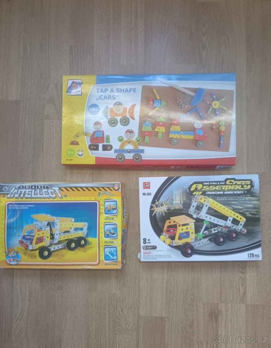 Dětské stavebnice a kreativní hračky – auta a technika