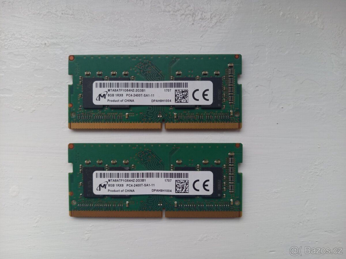 pameti ram do notebooku ddr4