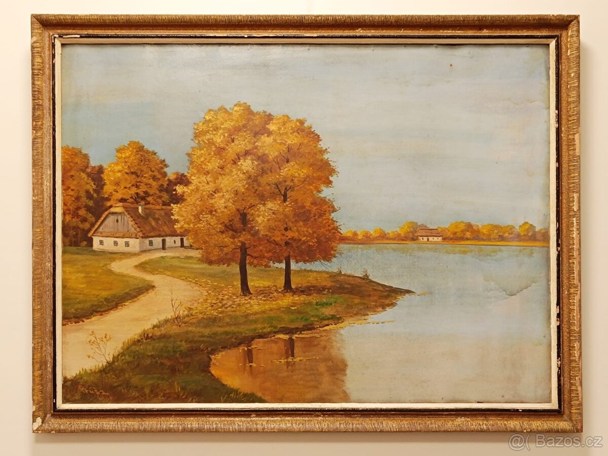 SLEVA - Obraz - Průša - olejomalba