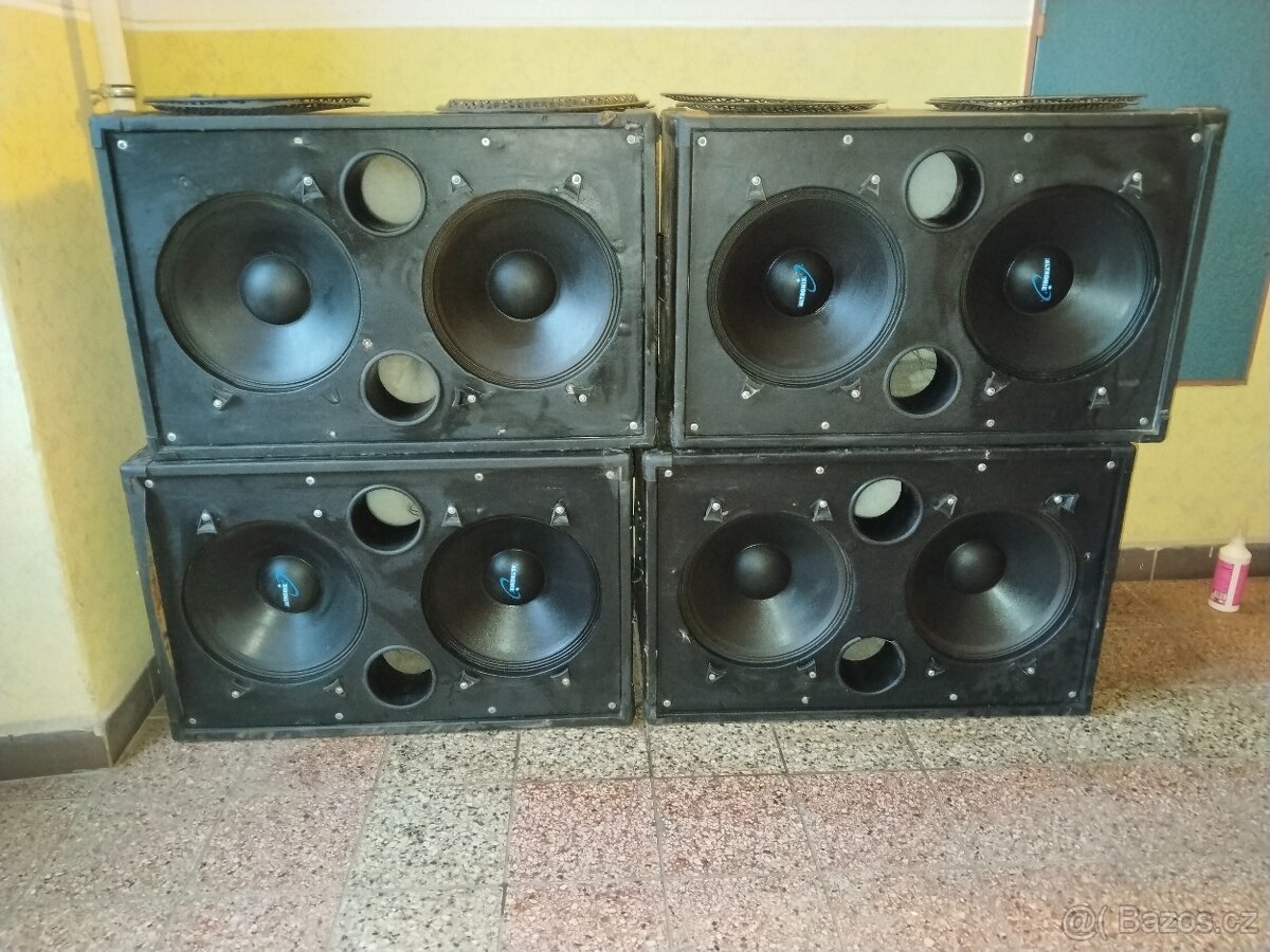 Basové Boxy Altronix 1200 wattů 8 ohmů