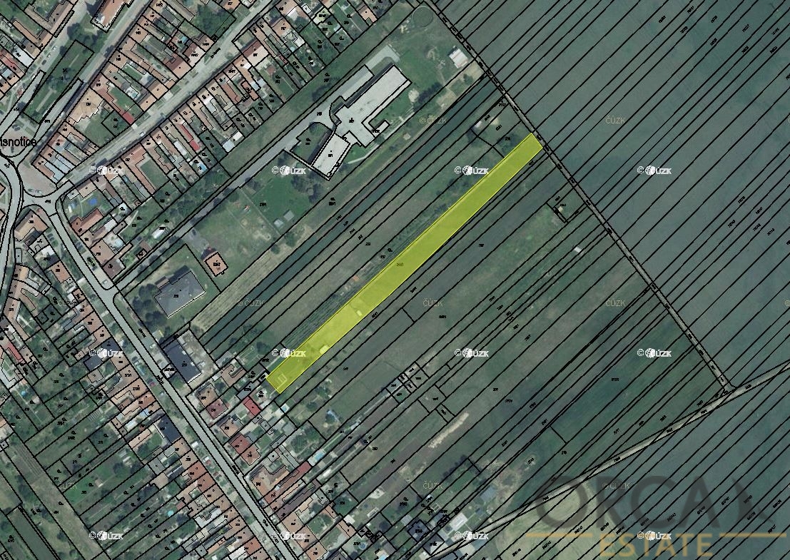 Prodej podílu 2.773 m2 na pozemku v k.ú. Přísnotice