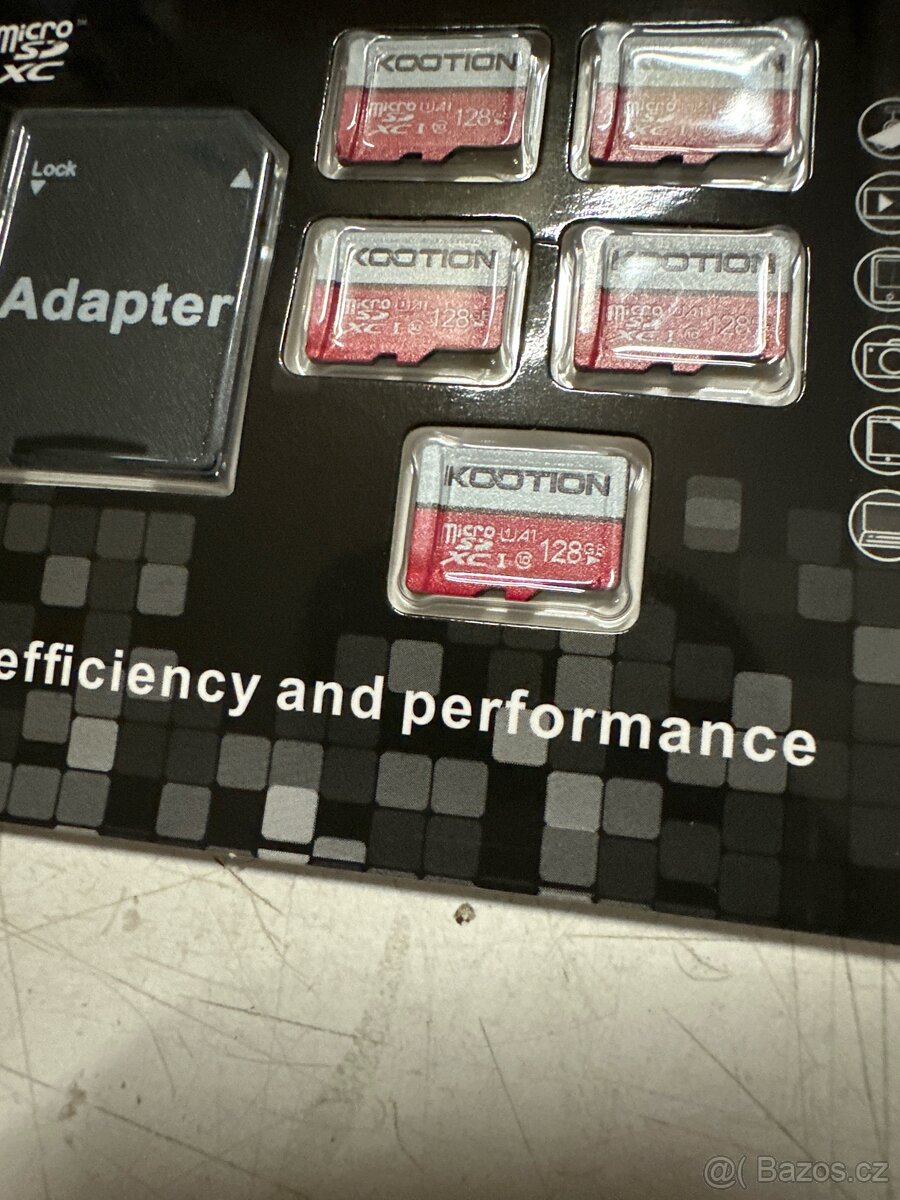 Micro SD card 128Gb A1 Sada 5ks
