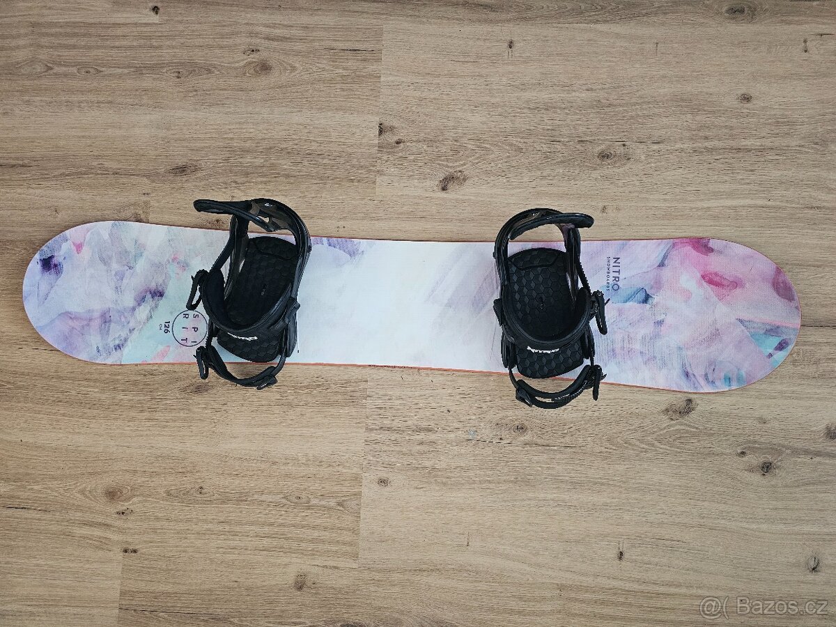 Snowboard NITRO Spirit Youth 126 cm + Nitro vázání