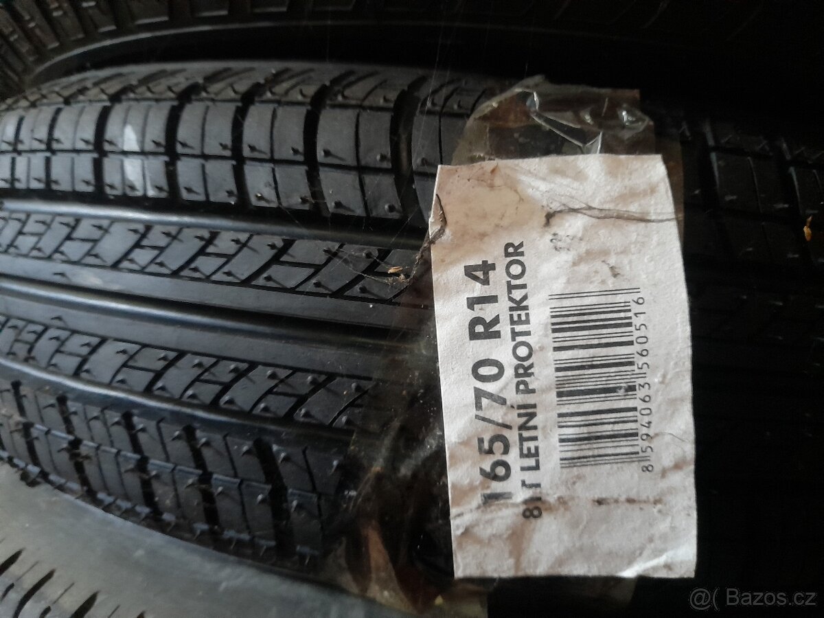 4 ks nové pneu 165/70 R14