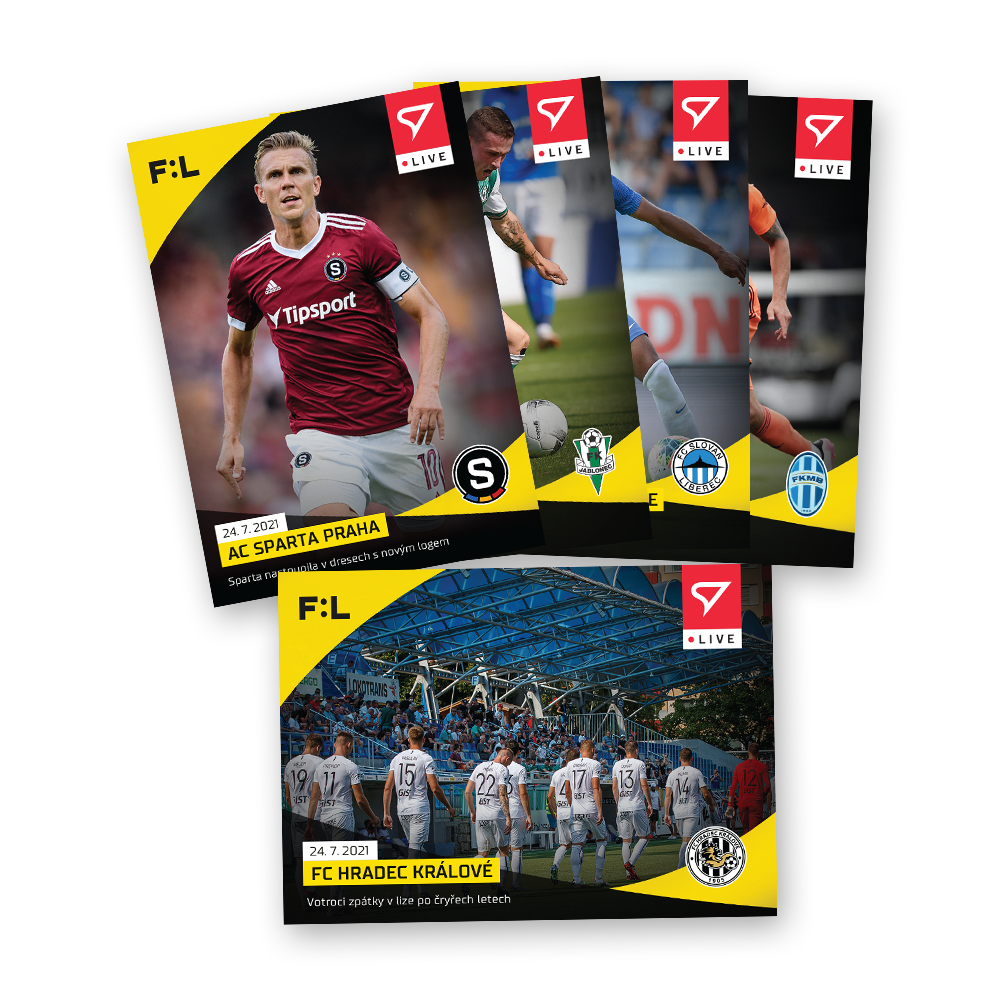 Fotbalové karty Fortuna Liga 2021/22 SportZoo - Limited LIVE