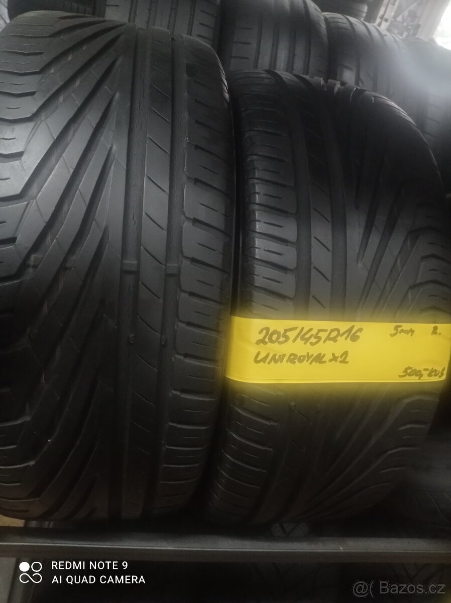 205/45r16 letní pneu uniroyal