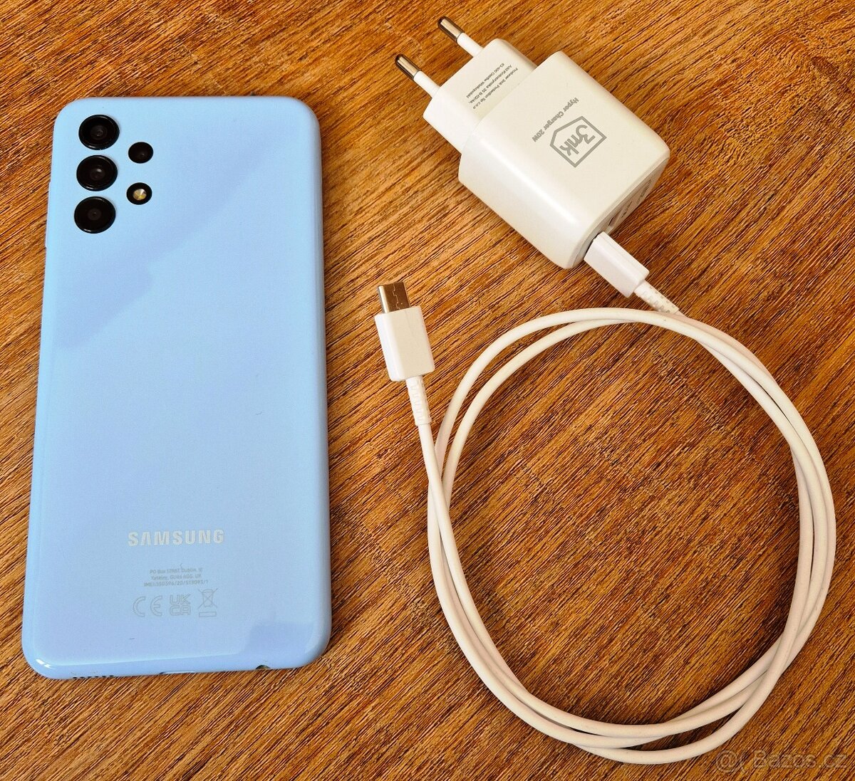 ⭐ Samsung Galaxy A13 3GB / 32GB modrá - prasklé sklo ⭐