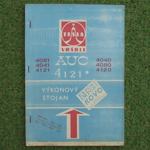 Návod Výkonový stojan Tesla AUC 4121, 4081, 4041, 4121, 4040