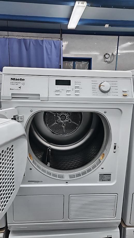 Sušička prádla s tepelným čerpadlem MIELE, display, Beko