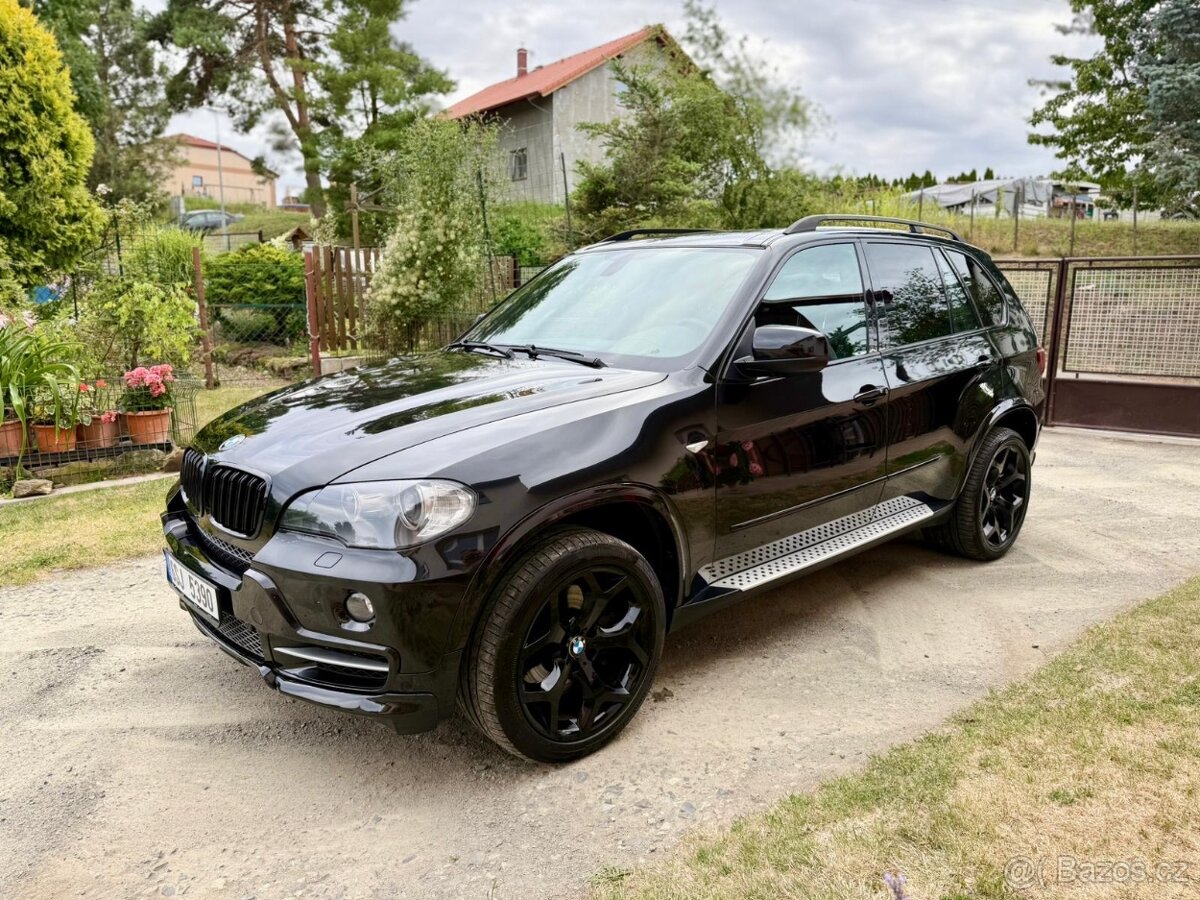 BMW X5 e70 4,8i 270kw 163tkm 2007, 2x klíč, AEROPAKET