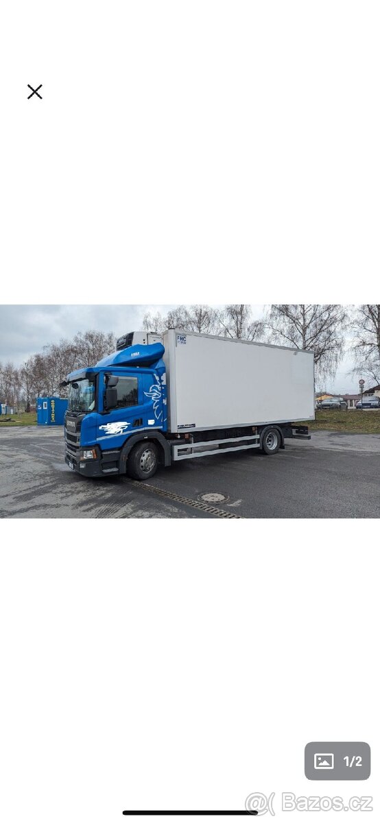 Scania P280 mrazák s příčkou