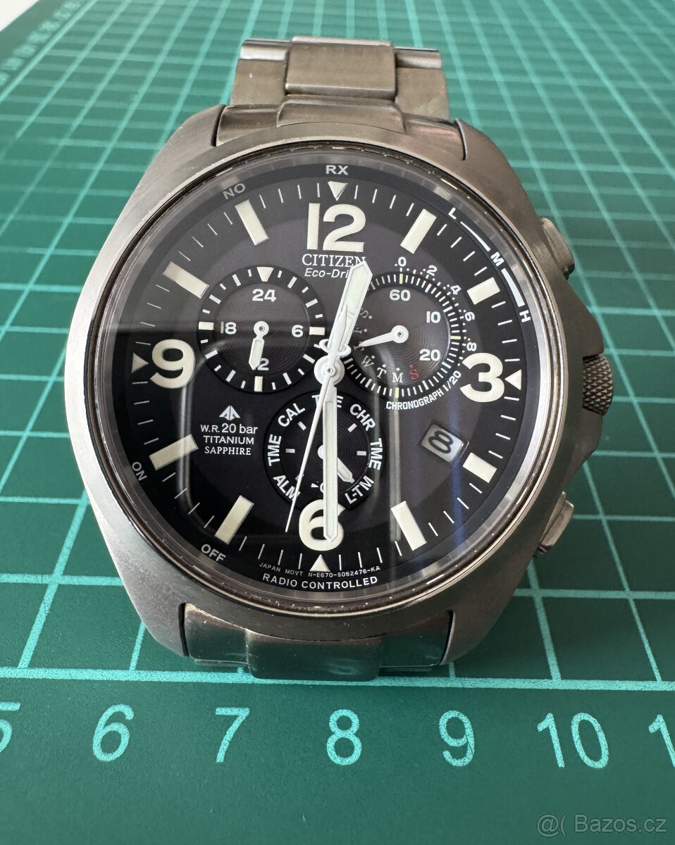 Celotitanové hodinky Citizen Promaster AS4030-59E