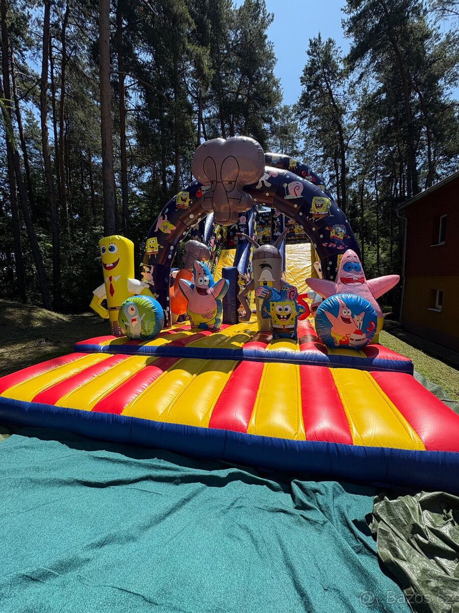 Skákací hrady, nafukovací atrakce, rodeo býk, kolotoč