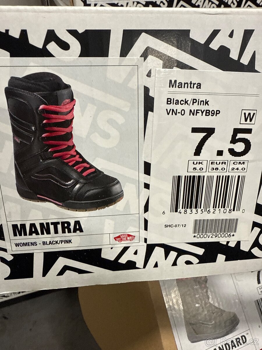 Snowboardové boty Vans Mantra black/pink
