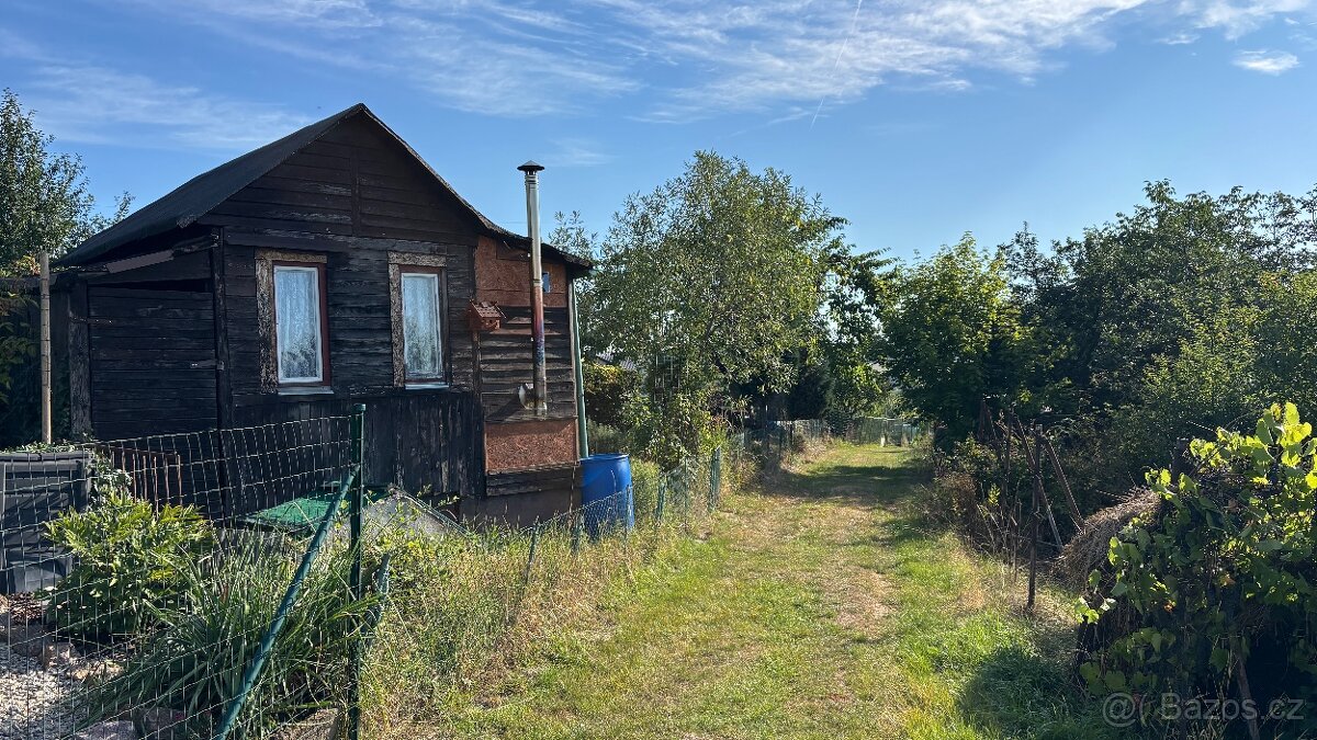 Prodej chaty 24 m2 se zahradou, OV, Kadaň