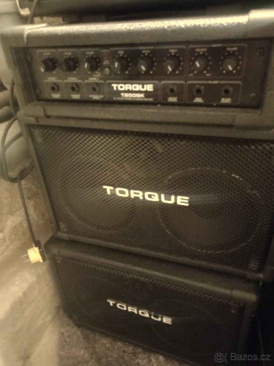 Repro+zesilovač 2x50w