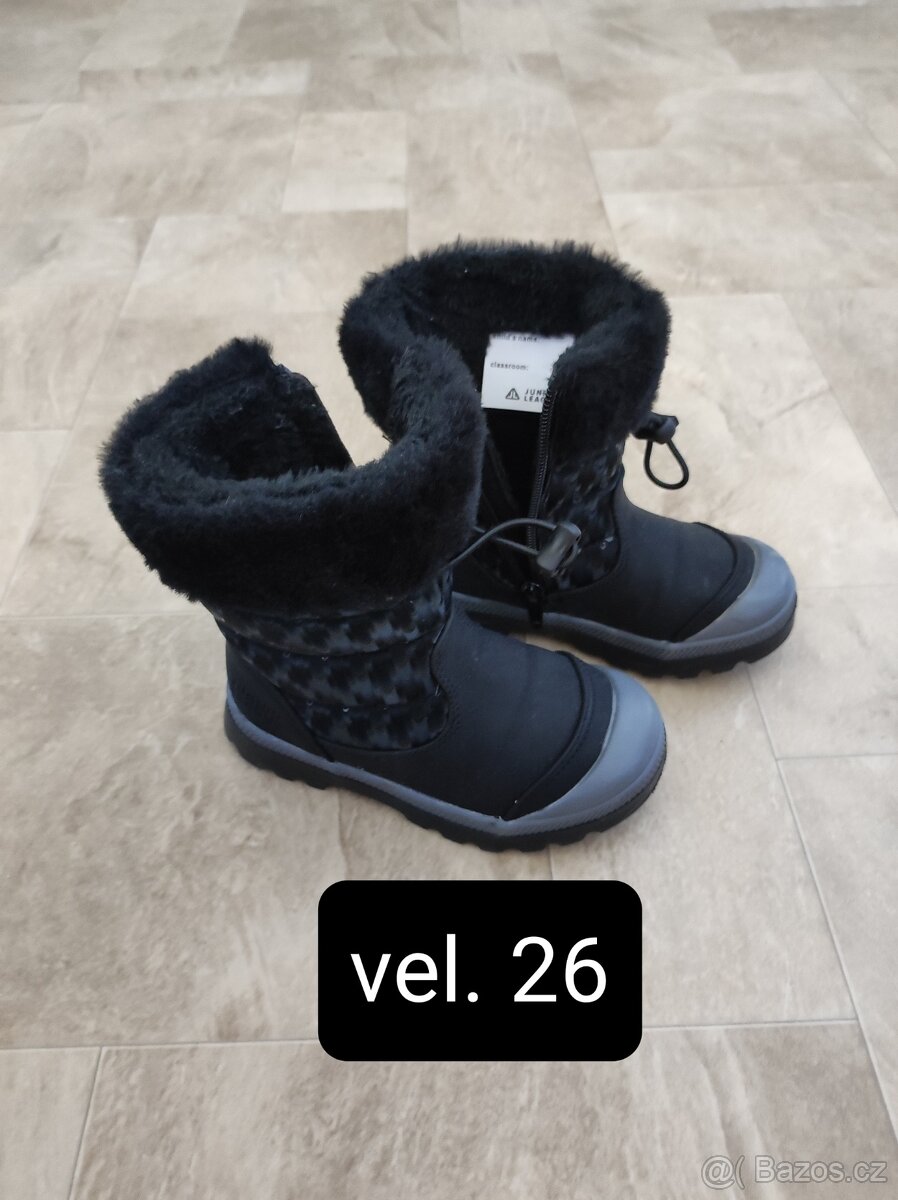 Zimní boty vel. 26
