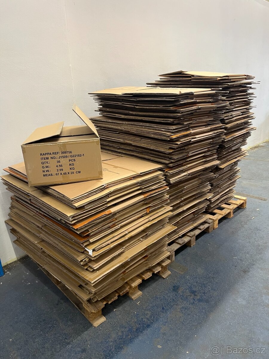 PRODEJ POUŽITÝCH KARTÓNOVÝCH KRABIC