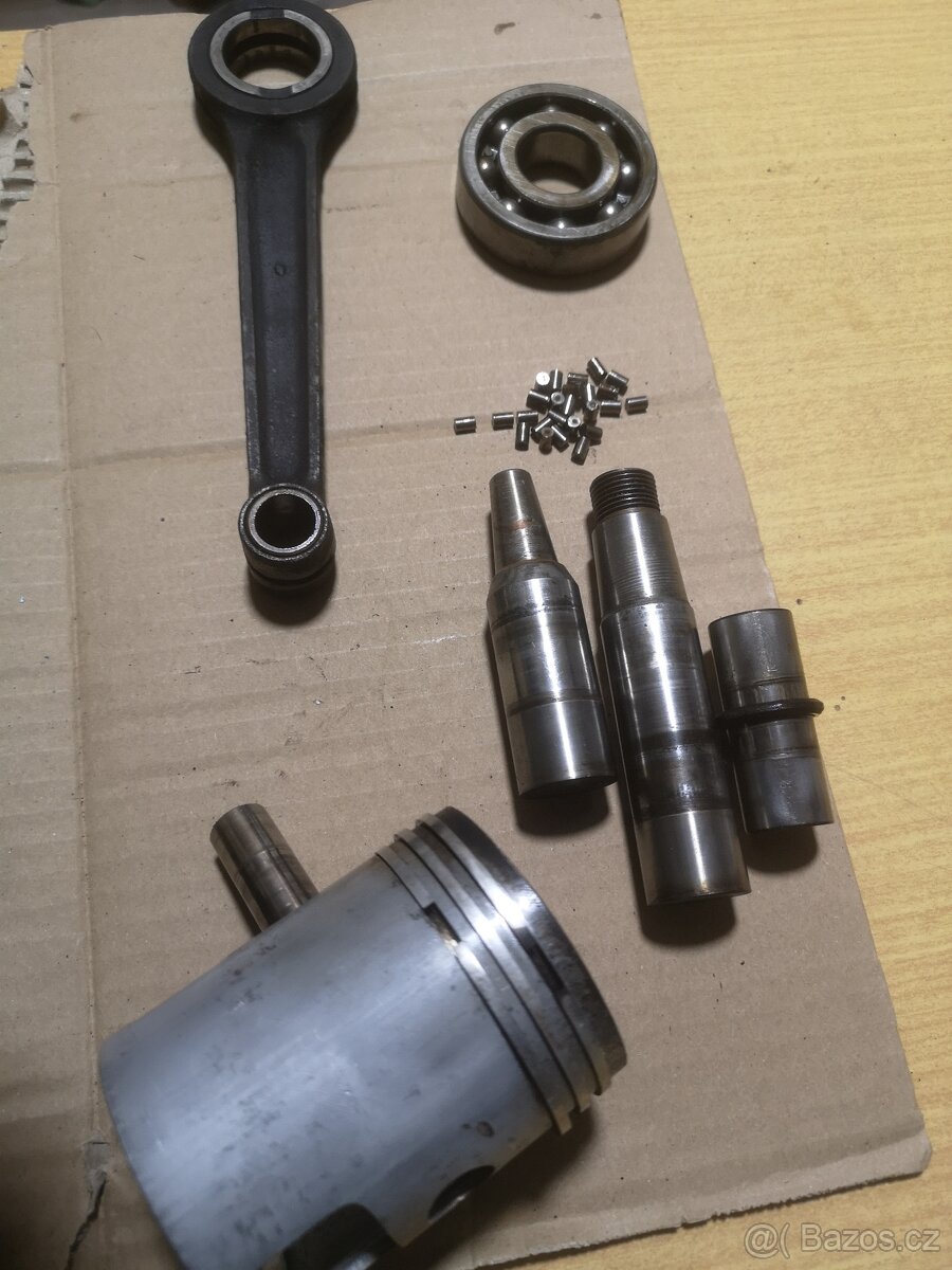 Jawa pérak250, díly klikovky