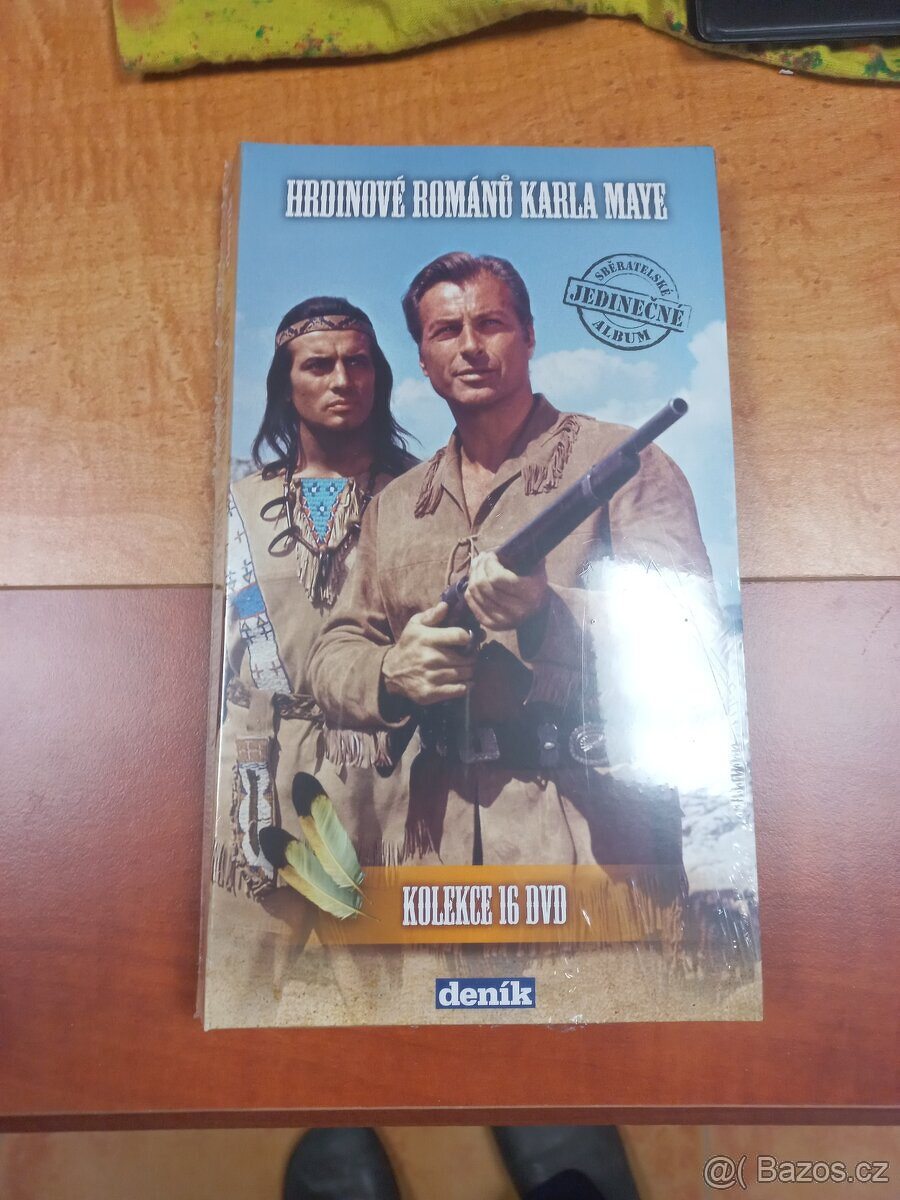 DVD kolekce 16 filmů Hrdinové románů K. Maye - nové