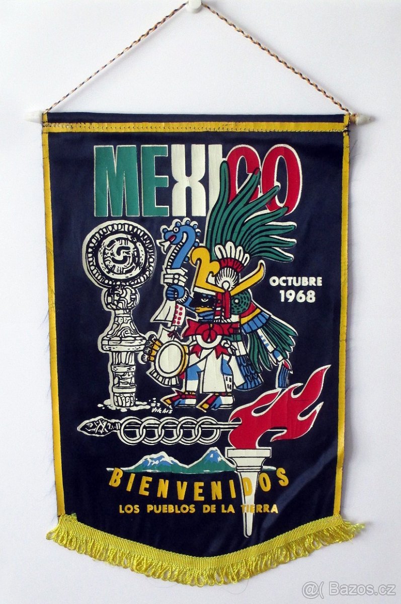 Vlajka – Olympijské hry – Mexico 1968