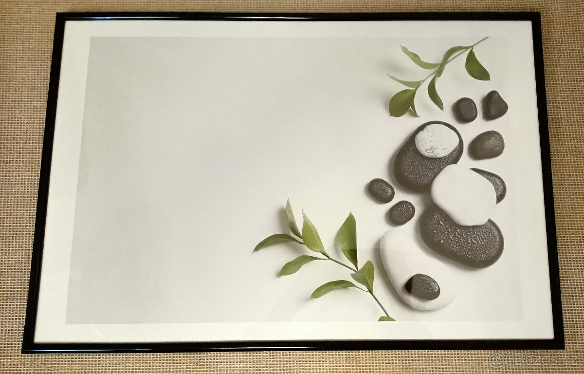 Zarámovaný plakát Harmonie & klid Zen