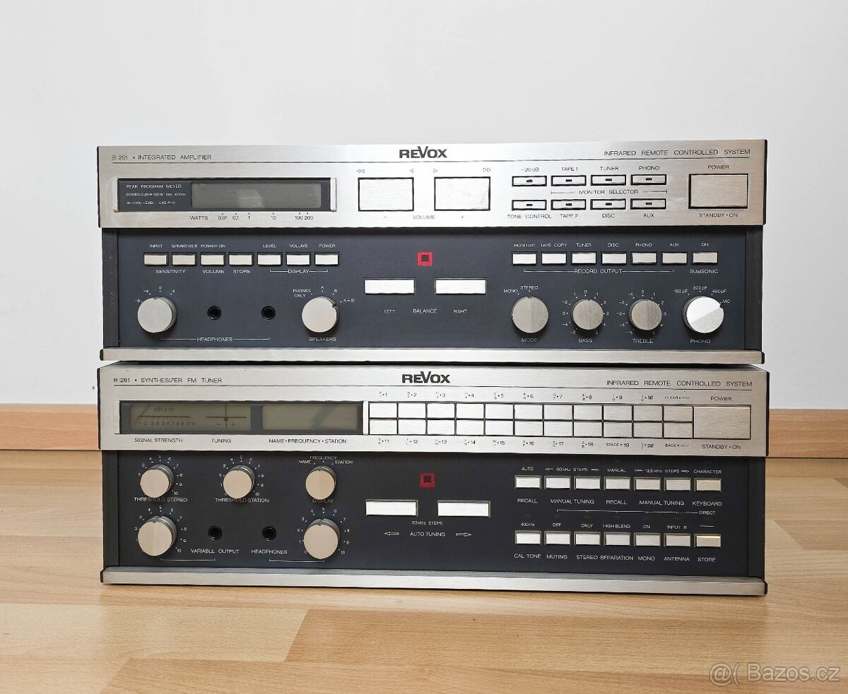 ReVox zostava ( Zosilnovac + Fm tuner + DO )