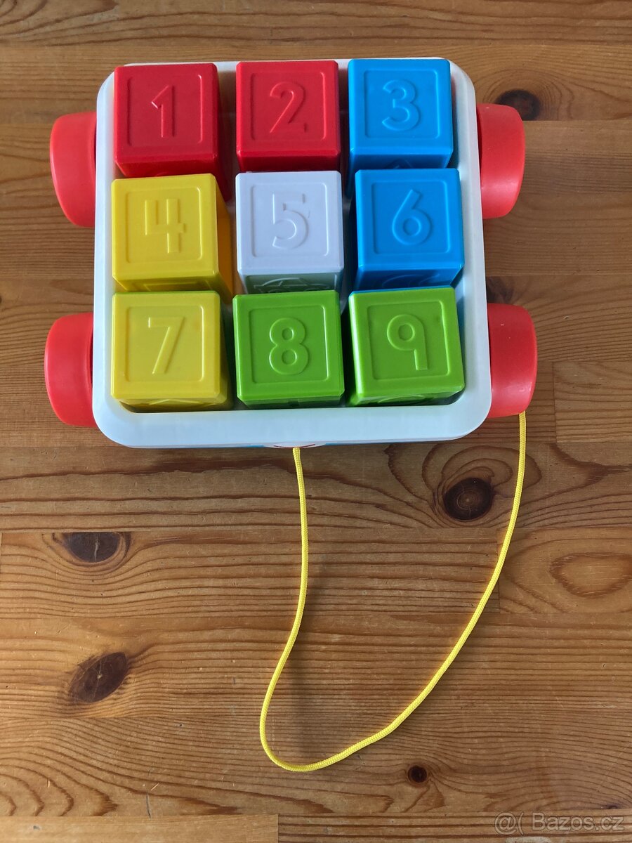 Fisher-Price Vozík s kostkami