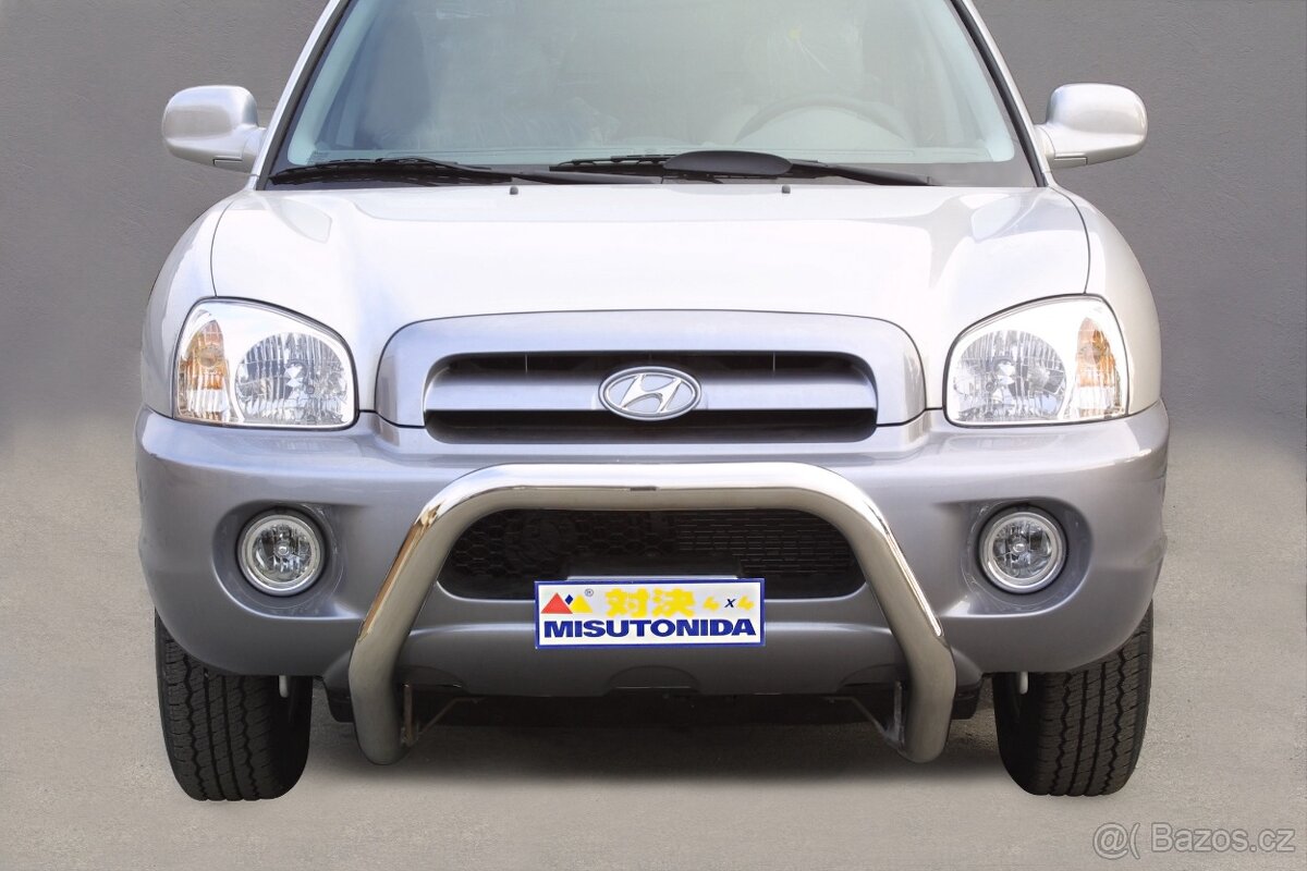 Přední ochranný nerez rám Hyundai Santa Fe 2005-