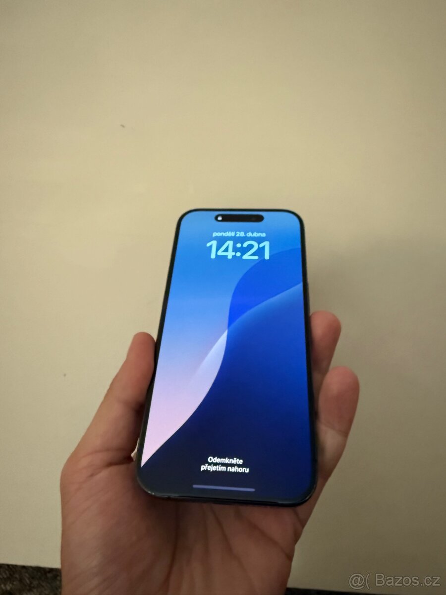 Apple iPhone 15 Pro 512gb Blue. 100% baterie. 12m zaruka