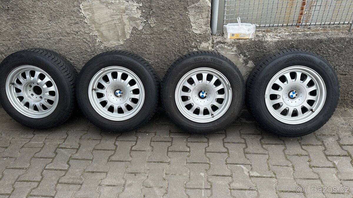 BMW 5 e39 originál – kola (alu. disky+pneu 205/65 R15)