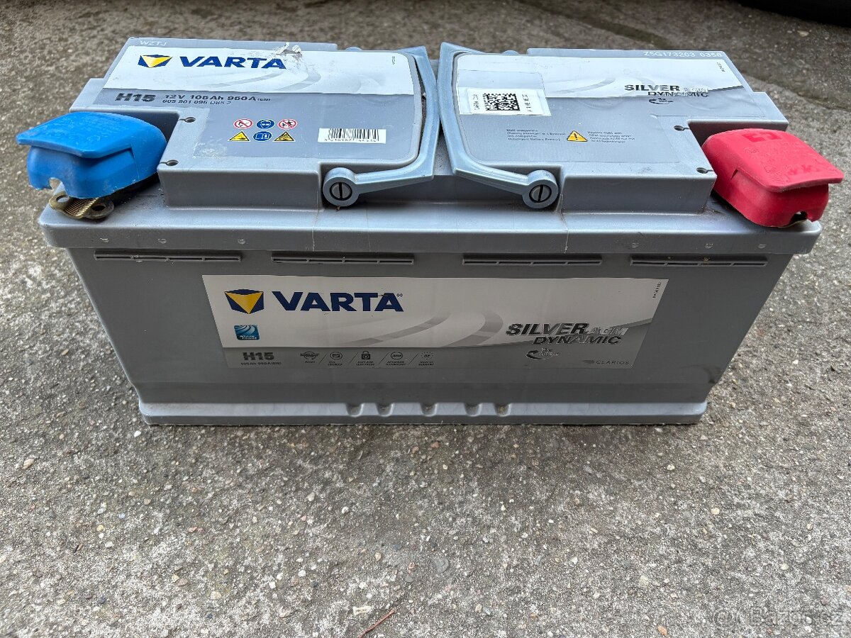 Prodám baterii VARTA 105 Ah 950A