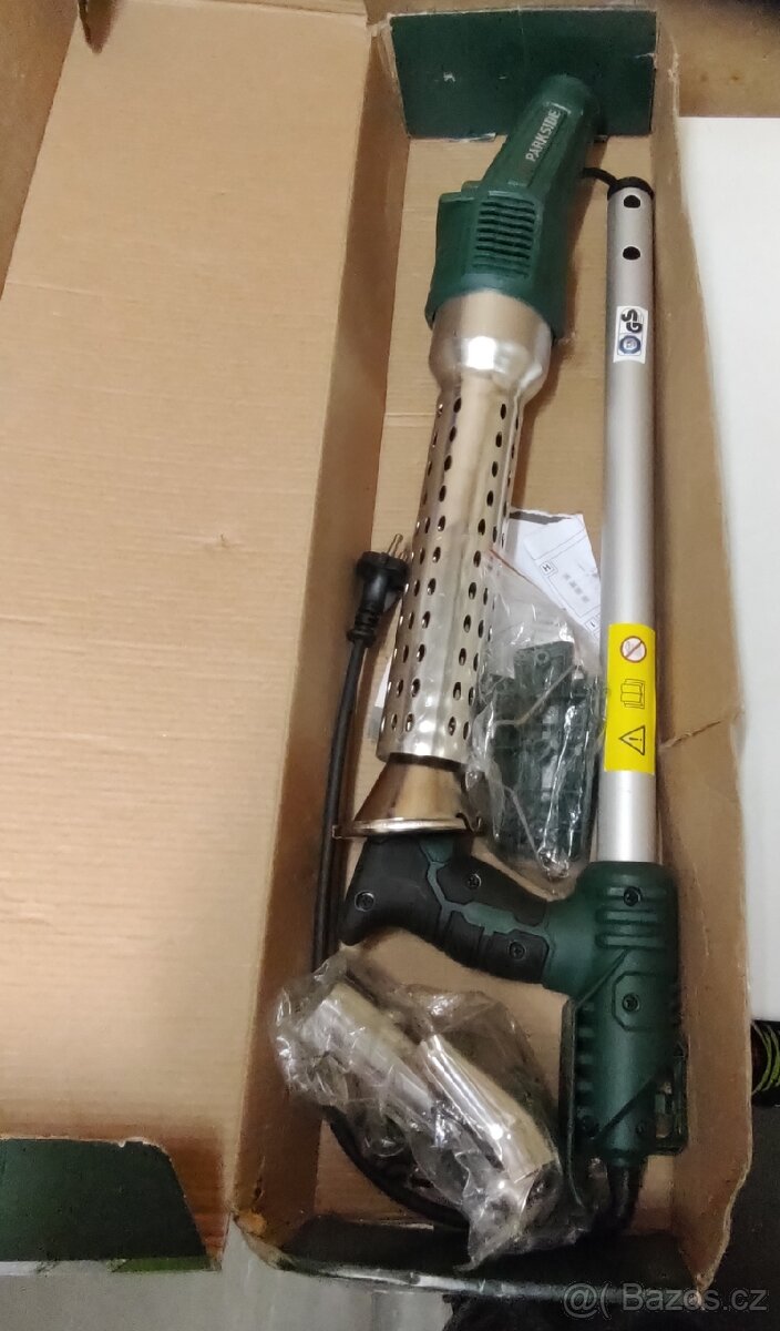 Elektrický vypalovač plevele, sváření plastů