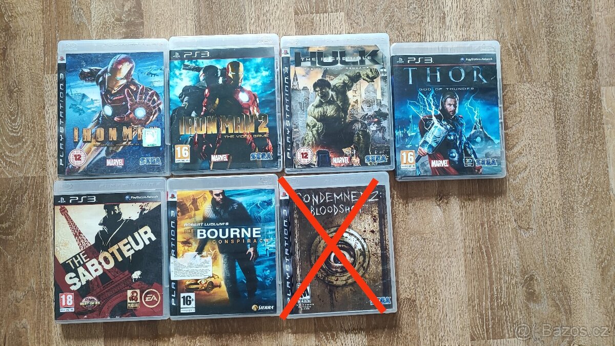 Playstation 3 hry (cena za kus)