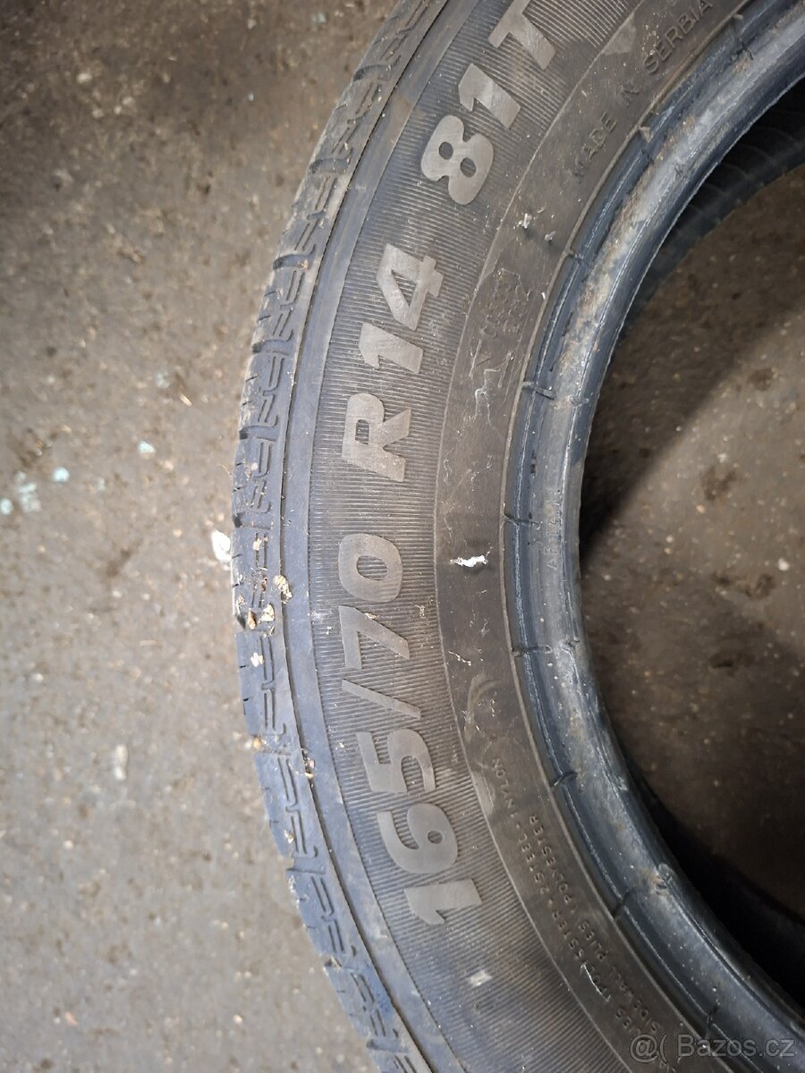 Prodám pneu 165/70R14