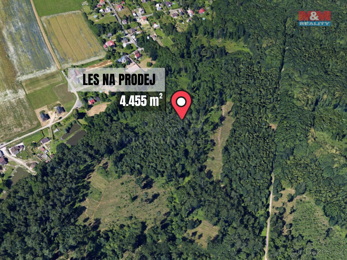 Prodej lesa, 4455 m², Petřvald, ul. Pod Lesem