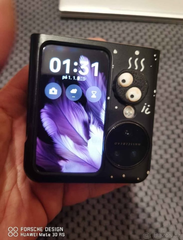 Oppo Find N3 Flip s pouzdrem folie na obou displejich