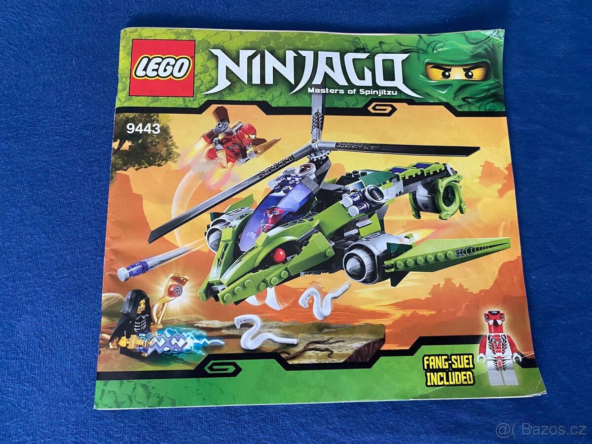 Prodám Lego Ninjago 9443 Hadí Vrtulník