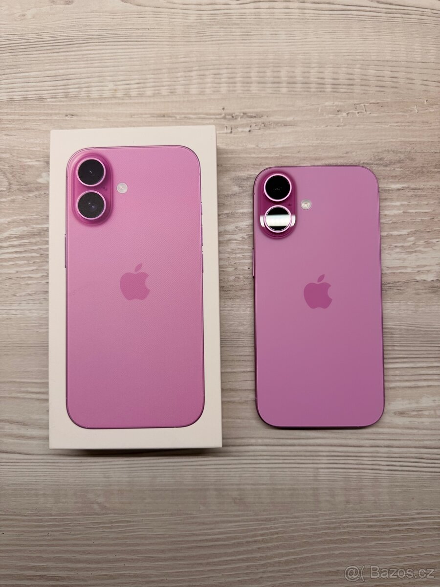 iPhone 16 128GB růžová